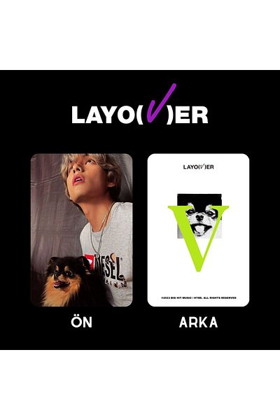 Kpop Dünyasi BTS V ''Layover'' Green PC Set