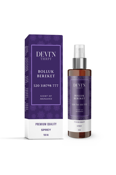 DEVİN THERAPY Devin Therapy %100 Saf Bolluk Bereket Spreyi / Uçucu Ve Sabit Y...
