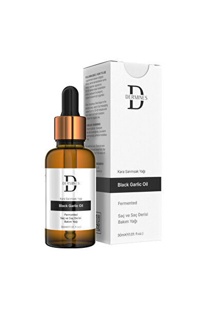Dermines Aşırı Yıpranmış Ve Dökülen Saçlara Özel Canlandırıcı Onarıcı Kara Sarımsak Yağı 30 ml