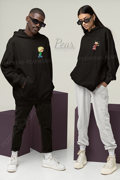 Pear Wear Cedric Chen Printed Lover Team Oversize Unisex φούτερ