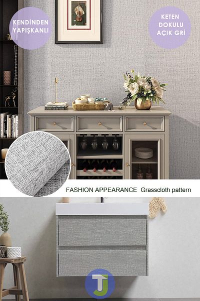 Technojet Aspect de lenjerie autoadeziv Bucătărie Baie Blat Perete Dulap Masă Furnir 60X500cm