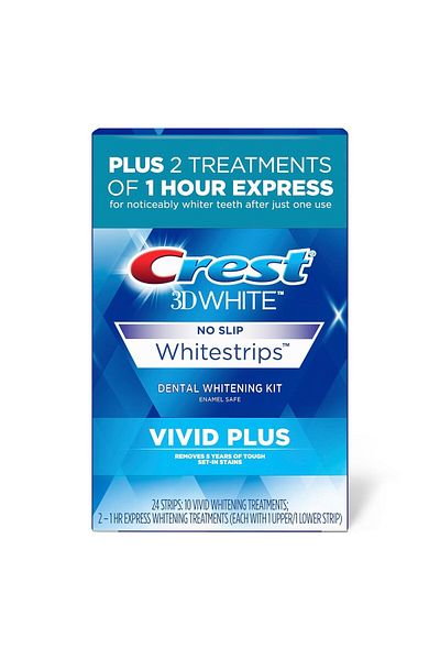 CREST شرائط تبييض الأسنان ثلاثية الأبعاد 24 شريطًا
