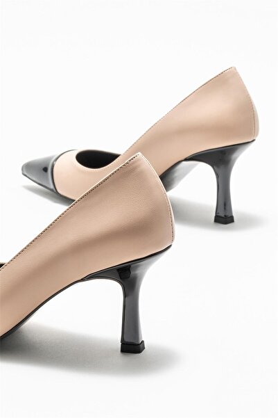 Elle Shoes Naturel Kadın Stiletto