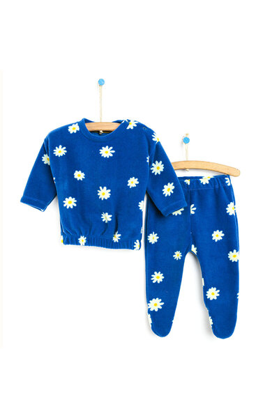 ebebek Hello Baby HelloBaby Fleece-Sweatshirt-Booties-Unterseite für Neugeborene