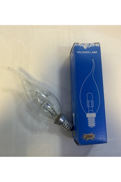 Halogen KIVRIK BUJİ AMPUL E14 28W HALOJEN