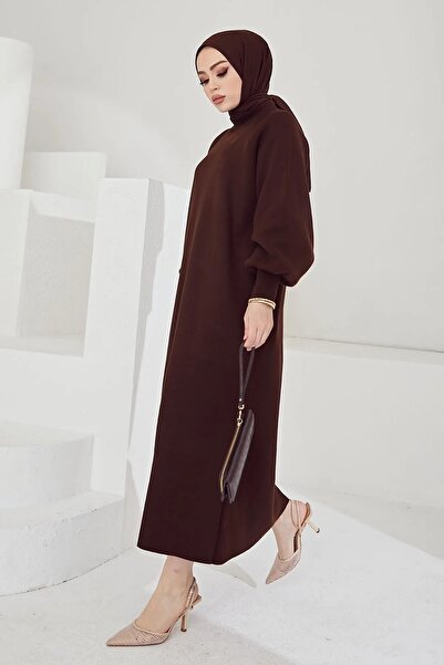 Kirazgym Γυναικείο πλεκτό φόρεμα με μπαλόνι