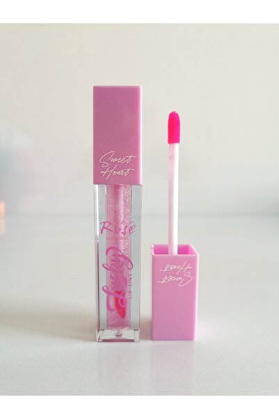 Roesıa Rose Cosmetics Rose Sweet Heart Lucky Simli Dudak Parlatıcı - Simli Re...
