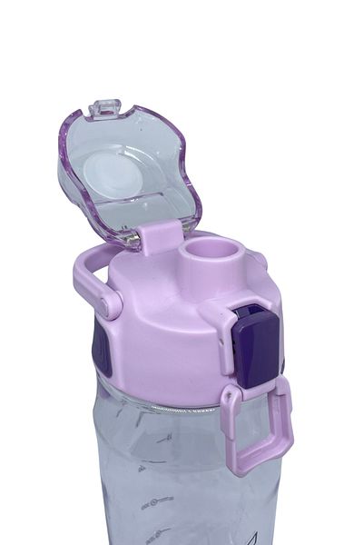 Shotay Comfortable Drinking 750 ml Strawless Handled Water Bottle with Lockable Lid