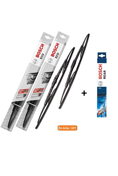 Bosch Ford Connect (2002-2013) Ön Arka Silecek Eski Tip Telli Takım Classic W...