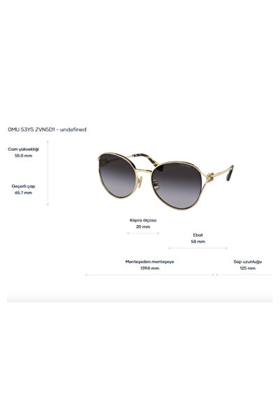 Miu Miu SUNGLASSES 53Y ZVN5D1 58