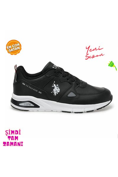 U.S. Polo Assn. US Polo AssnOrthopedic Vance Wmn Unisex Λευκά - Μαύρα Casual Sneakers