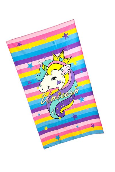Rs Ramuni Unicorn Girl's Beach & Bath Towel 80x130