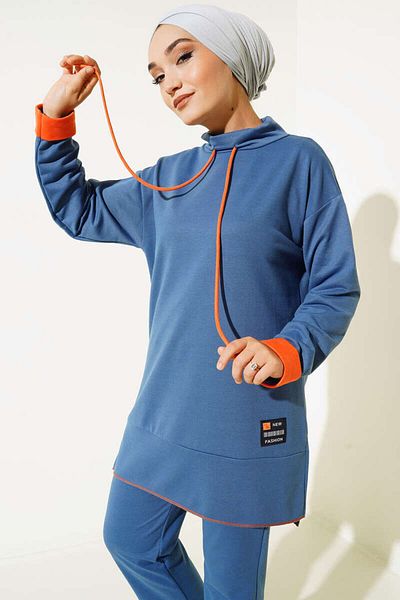 VOLT CLOTHİNG Women's Barcode Emblem Double Suit