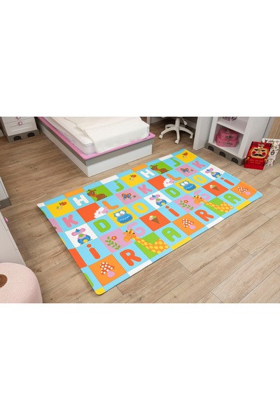 OGGİA Animal Party Premium Oyun Matı / Halısı 140cm*225cm*12mm Mat 028