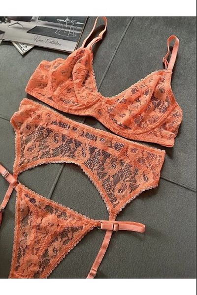 GİYİMX Women's Complete Set Garter Suit