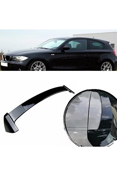 X POWER TUNİNG BMW E87 2004-2011 1.SERİ  Uyumlu PLASTİK PARLAK SİYAH SPOYLER-...