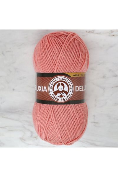 Ören Bayan Ören Deluxia Νήματα πλεξίματος χειρός 100 GR Χρώμα 121 Ροδάκινο