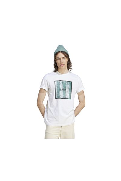 adidas Ανδρικό μπλουζάκι Tiro Box G T Casual II3595 Λευκό
