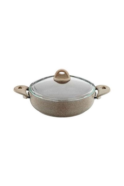 SAFLON Sf8630gr Granite Line 30 Cm Flat Pot 5.25 Liter
