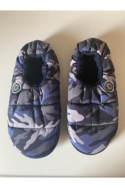 Penti Puffy Half Boots Camouflage Terlik