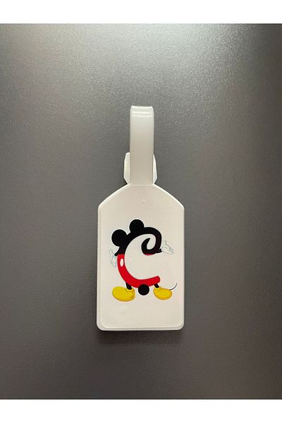 Seyahataksesuar Travel Accessory Mickey Designed Letters Luggage Bag Suitcase Label