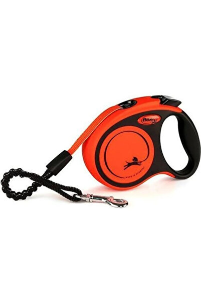 Genel Markalar Xtreme Şerit Otomatik Köpek Gezdirme Tasması Kırmızı/Siyah Small 5 Mt