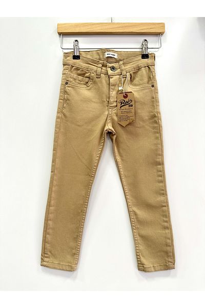 rois kids Beige Color Super Flexible Trousers