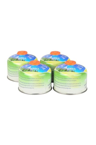 NURGAZ 230 gr Vidalı Tüp Kartuş 4 Lü Set Dörtlü Set