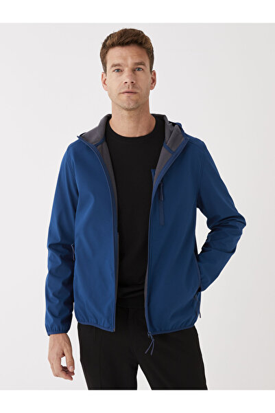 LC Waikiki Ανδρικό παλτό - με κουκούλα και τυπική εφαρμογή