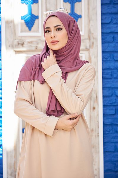 Naciye Sultan Dried Rose Combed Shawl