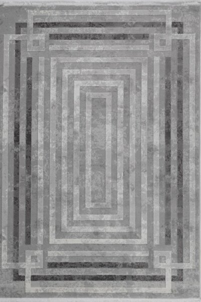 Anatolian Carpet Store ASPENDOS MODERN 4221A GRİ-KREM AKRİLİK MAKİNA HALISI