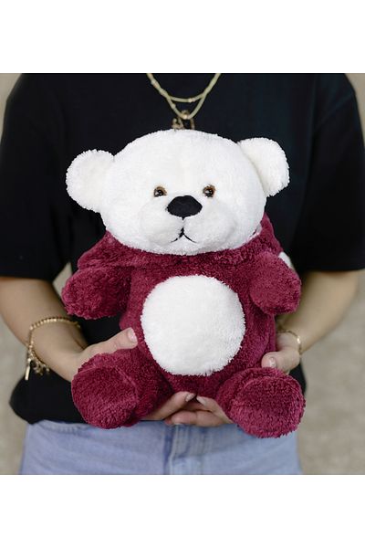 Canestar Adjustable Hood Cute Plush Bear - Plush Toy