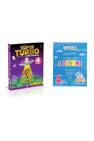 Model Eğitim Yayınları MODEL EĞİTİM YAYINLARI 4.SINIF TURBO YENİ NESİL TÜM DE...