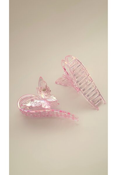 Alâ Atelier catarama fluture mare transparenta acrilica catarama fluture roz ...