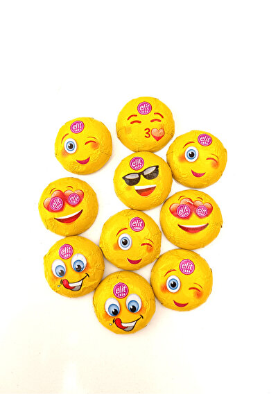ENTERSHOP Elit Mini Elitoloji Emoji Çikolata 500 gr Glutensiz
