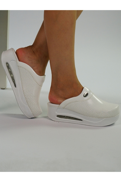 Colour Suit Beyaz Deri , Beyaz Airmax Taban Ortopedik, Doktor, Hemşire, Aşçı,...