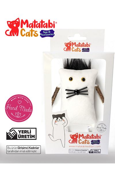 MATATABİ CATS Mr. Matatabi Sound Furry Cat Toy 12 Cm Matatabi (Does Not Contain Catnip/Herb)