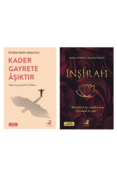 Olimpos Yayınları Kader Gayrete Aşıktır - Inşirah 2 Kitap (ethem Emin Nemutlu...