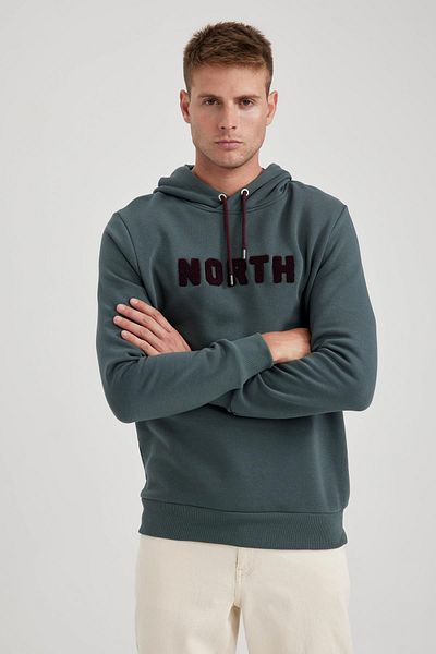 DeFacto Regular Fit Hooded Sweatshirt