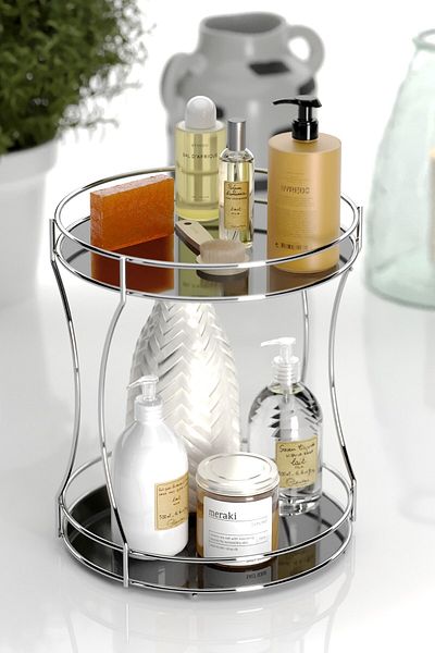 Tekno-tel TEKNOTEL 2 ETAPĂ COSMETICE ACCESORII BIROU DE PENTRU ACCESORII DECORATIV CROM EG213