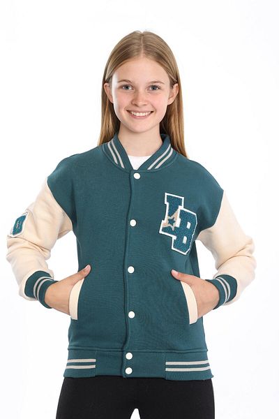 Fox Life Kids Unisex Oversize Girls, Boys College Jacket 8009