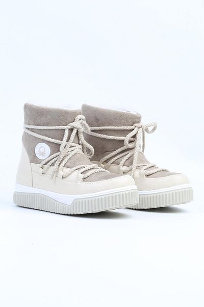 Benetton ® |   BN-50041 - 3256 Μπεζ - Γυναικείες Μπότες
