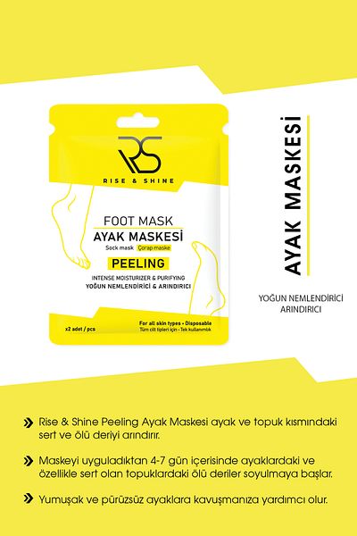 Rise & Shine Exfoliating Foot Mask