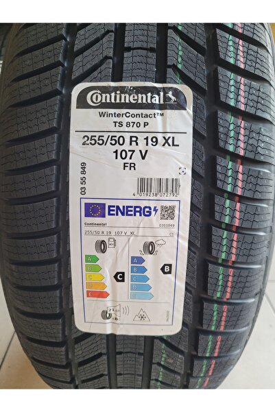 Continental 255/50R19 Continental Winter Contact TS870 107V XL FR (4 ADET ÜRÜN SET) 2023 Üretim *