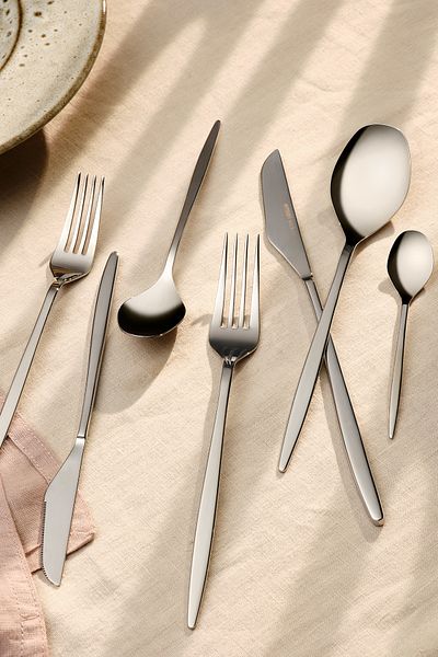 Emsan Alisa 84 Piece Boxed Fork Spoon Knife Set for 12 Persons