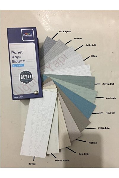 Marshall Su Bazlı Amerikan Panel Kapı Boyası Kokusuz 0,75 Lt - BEYAZ