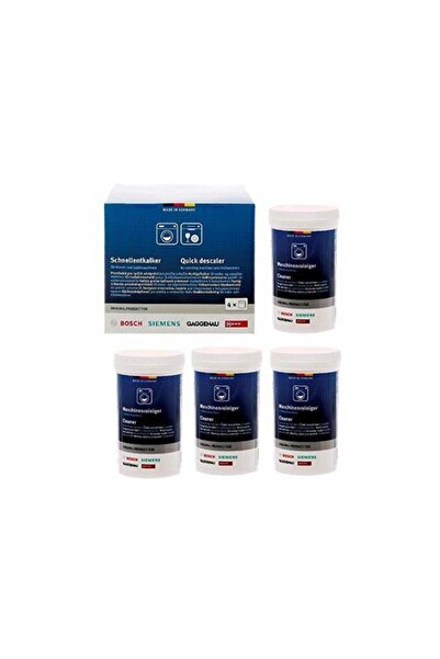 Bosch Çamaşır Ve Bulaşık Makineleri Için Hızlı Kireç Çözücü 4'lü Paket