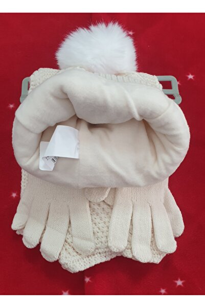 Kitti KITTI SCARF BEANIE GLOVES SET 9-15 YEARS GIRL WITH FLEECE INSIDE