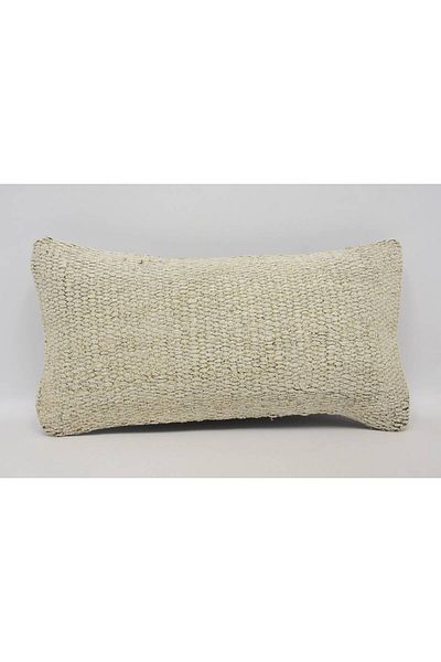 Kayra Export Throw Pillow, Antique Pillows, Cushion Corner Pillows, 20 X 40 Cm Beige Throw Pillow