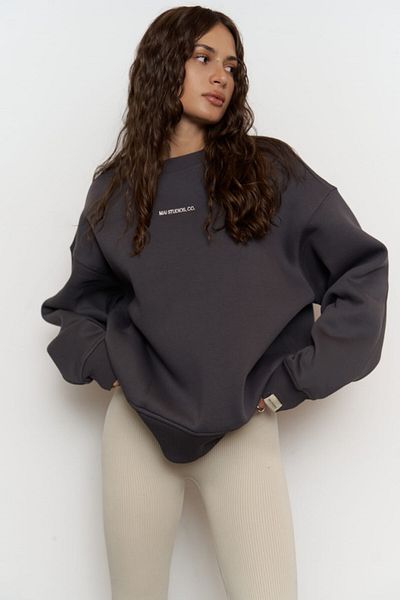MAİ COLLECTİON Street Studios Anthrazit Oversize-Sweatshirt